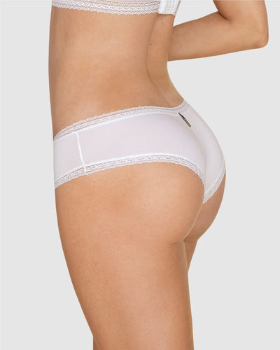 Sexy calzón cachetero en tela ultraliviana#color_000-blanco