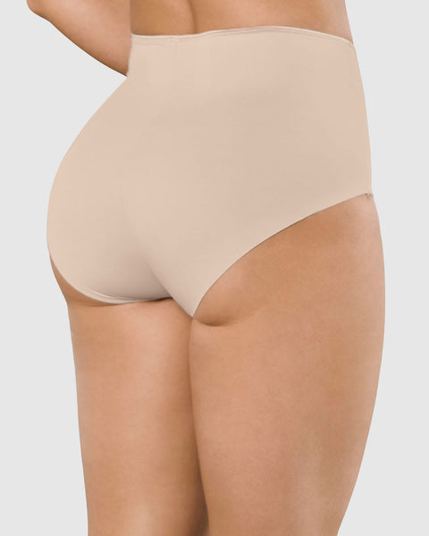 Panty clásico efecto invisible de control fuerte en abdomen#color_802-cafe-claro