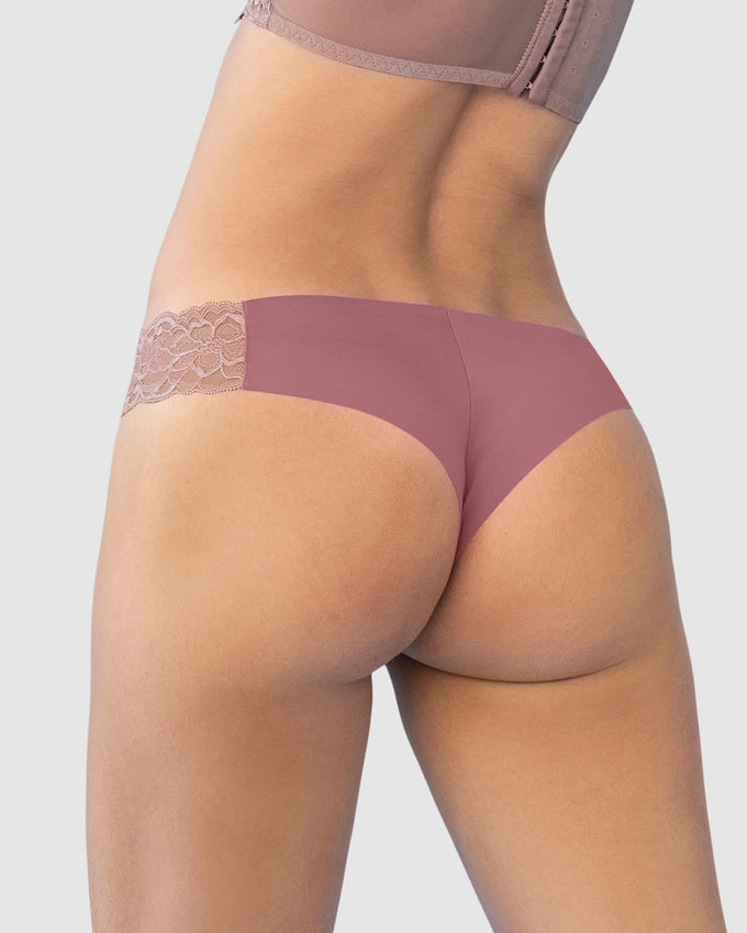 Colaless invisible con toques de encaje en cintura#color_a66-rosado
