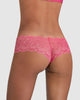 Calzón estilo pantaleta en encaje con transparencias y bordes redondeados#color_397-rosado