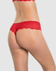 Calzón estilo tanga colaless con laterales y encaje#color_340-rojo