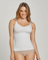 Camiseta de control de abdomen y espalda una figura moldeada al instante#color_000-blanco