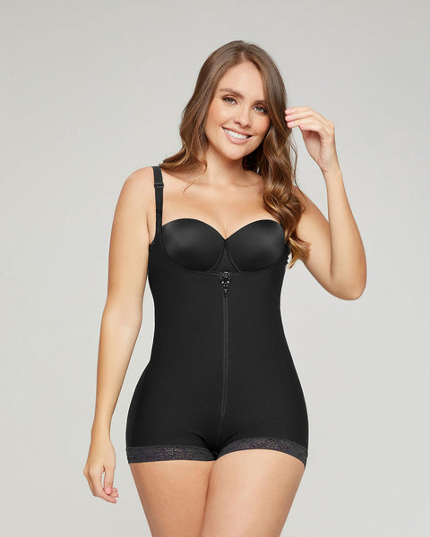 Faja estilo body de control fuerte que realza los glúteos#color_700-negro