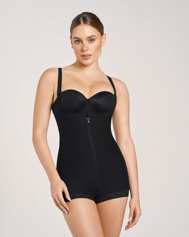 Faja estilo body de control fuerte que realza los glúteos#color_700-negro