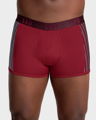 Bóxer corto con tecnología de ajuste perfecto en microfibra#color_174-rojo-oscuro