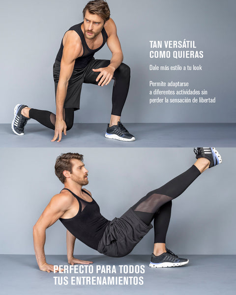 Licra deportiva en microfibra con mallas transpirables para hombre#all_variants
