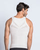Camiseta ajustada para hombre de compresión suave#color_000-blanco