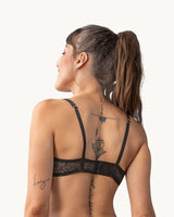 Bralette en encaje con transparencias y arco (barba)#color_700-negro