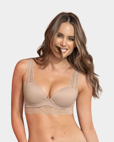 Sostén básico con copas suaves y ligeras bra sexy essential#color_802-cafe-claro