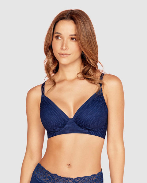 Brasier con cubrimiento total del busto Comfort fit#color_536-azul-oscuro