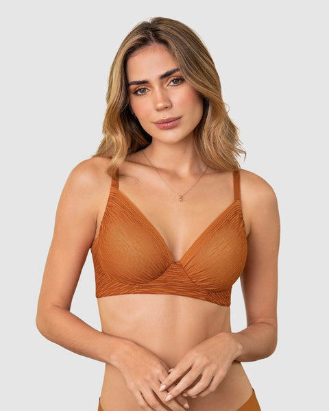 Sostén con cubrimiento total del busto comfort fit#color_a34-ocre