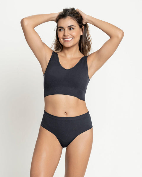 Top seamless de copas removibles sin costuras#color_785-negro