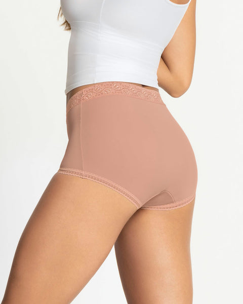 Paquete x3 panties clásicos con toques de encaje#color_s21-rosado-azul-gris