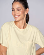 Camiseta manga corta deportiva de secado rápido con bolsillo