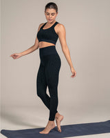 Legging deportivo de control y tiro alto en tecnología seamless sin costuras#color_074-animal-print-gris
