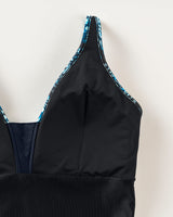 Traje de bano BIO-PET con fajón multiusos#color_570-azul-oscuro