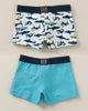 Paquete x 2 bóxers leo en algodón para niños#color_s50-azul-claro-tiburones