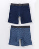 Pack x 2 bóxer largo en algodón para niño#color_s14-azul-estampado-azul-claro