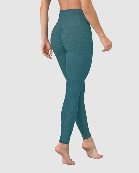 Legging levanta cola que moldea los glúteos y afina el abdomen y la cintura#color_a36-verde