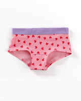 Paquete x 5 calzones tipo pantaleta en algodón suave#color_s23-blanco-naranja-frutas-fresas-rosado