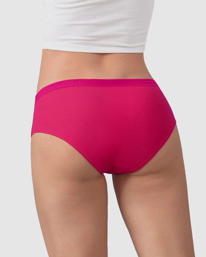 Pack x3 calzones estilo pantaleta en algodón#color_s55-rosado-claro-estampado-fucsia-lila