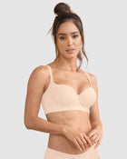 Sostén triangular con cubrimiento de sisa y espalda