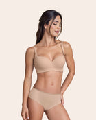 Sostén triangular con cubrimiento de sisa y espalda