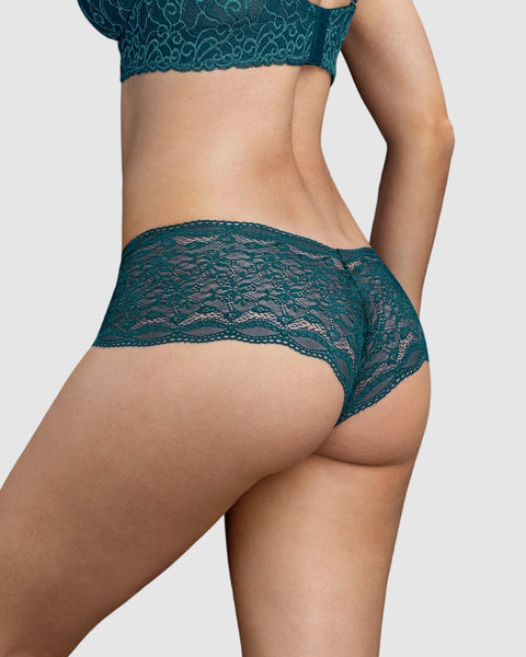 Calzón estilo pantaleta en encaje moderno#color_650-verde-oscuro