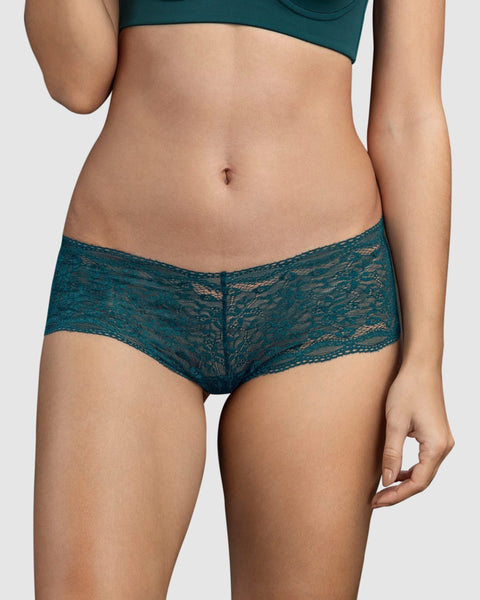Calzón estilo pantaleta en encaje moderno#color_650-verde-oscuro