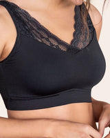 Sostén tipo top ultra confort multiusos y de mastectomía#color_700-negro