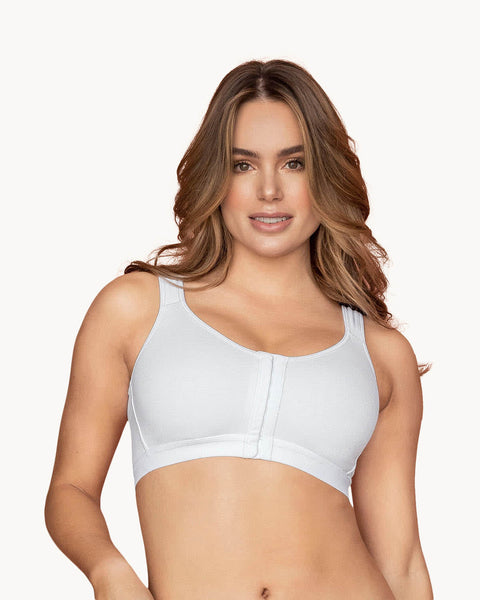 Sostén tipo top multiusos ultracómodo en algodón All in One Bra#color_000-blanco