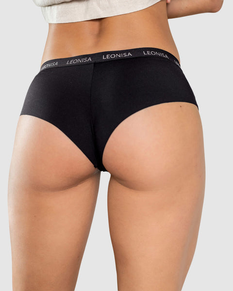 Panties cacheteros paquete x3 ultracómodos#color_s01-blanco-negro-cafe-claro