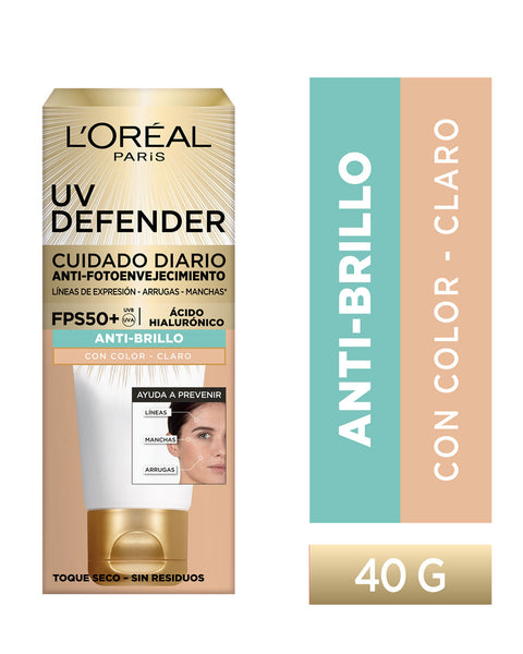 Uv defender fps50+ antibrillo 40 gr#color_801-claro