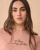 Camiseta manga corta con estampado localizado en el frente#color_180-rosado