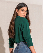 Camisa manga larga con perilla y bolsillos funcionales