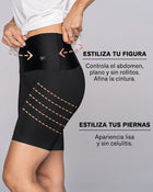 Short medio con control de abdomen con doble capa