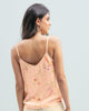 Blusa de pijama de tiritas escote en v estampada#color_145-estampado-mandarina