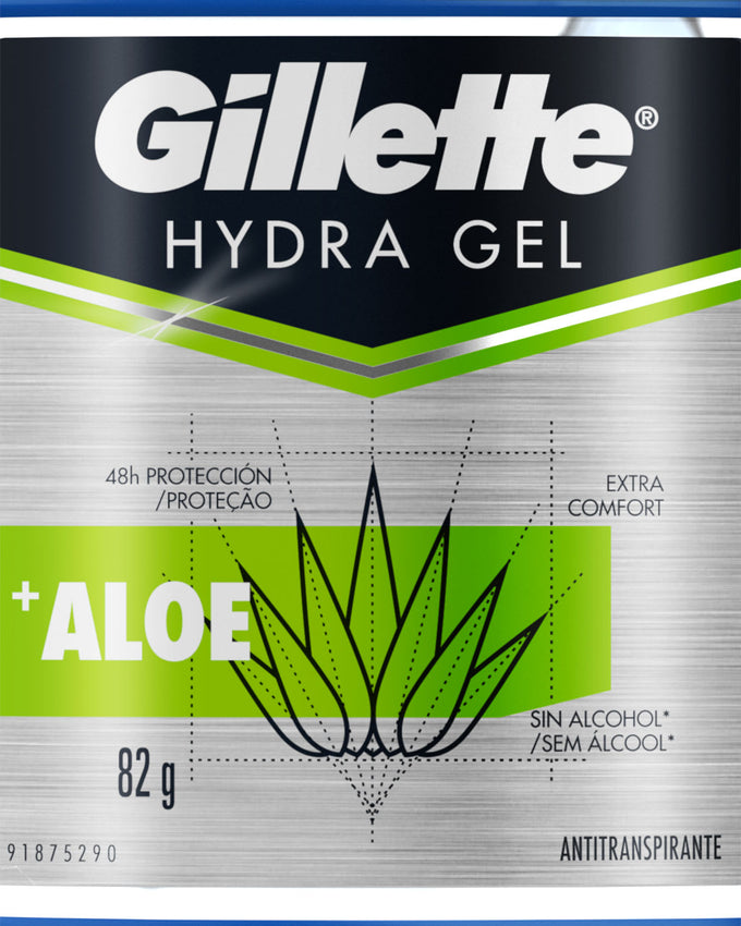 Desodorante antitranspirante gillette hydra gel aloe 82 g#color_sin-color