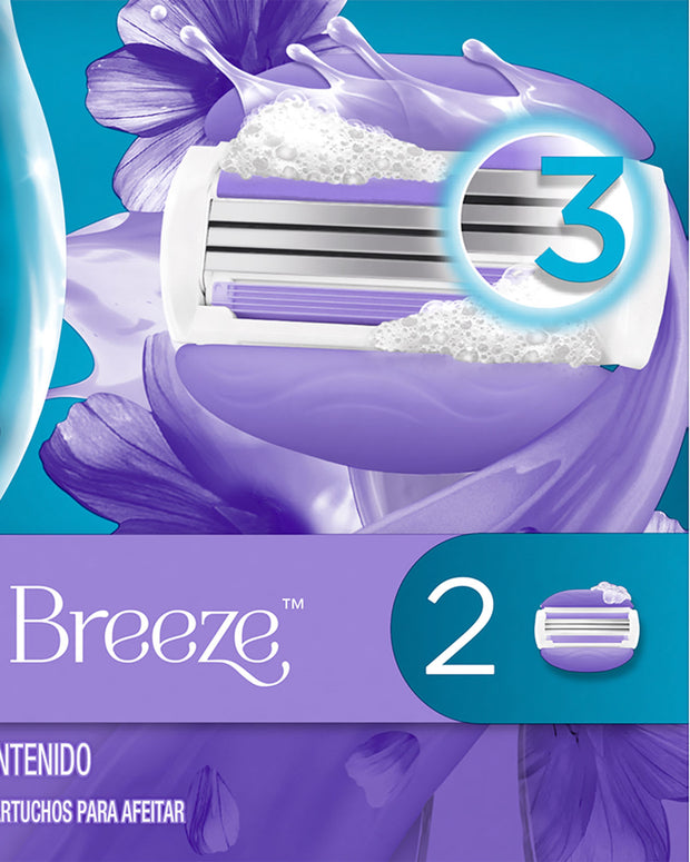 Cartuchos para afeitar gillette venus breeze#color_breeze