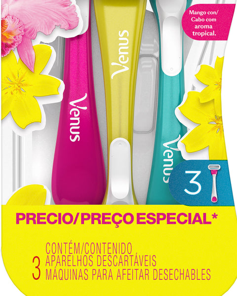 Máquinas para afeitar gillette venus tropical, 3 unidades#color_tropical