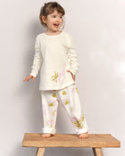 Conjunto pijama para niña con camiseta y pantalón largo