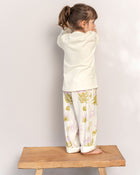 Conjunto pijama para niña con camiseta y pantalón largo
