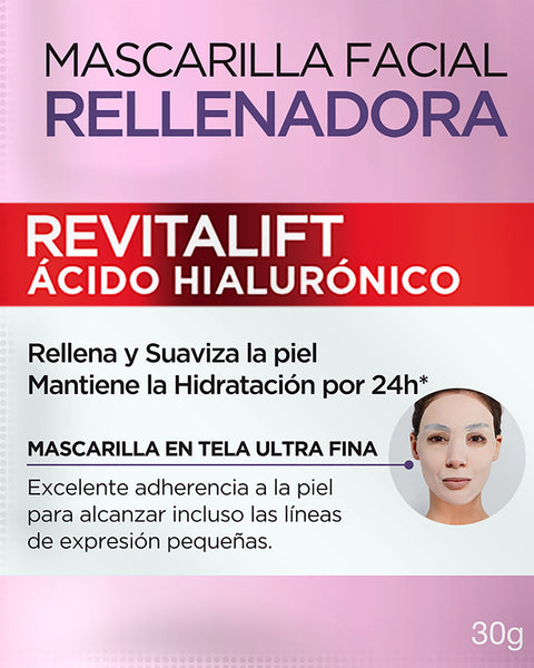 Mascarilla hialurónico loreal paris#color_sin-color