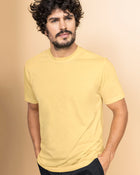 Camiseta manga corta con logo bordado en frente