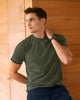 Camiseta cuello redondo manga corta#color_249-verde-militar