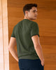 Camiseta cuello redondo manga corta#color_249-verde-militar