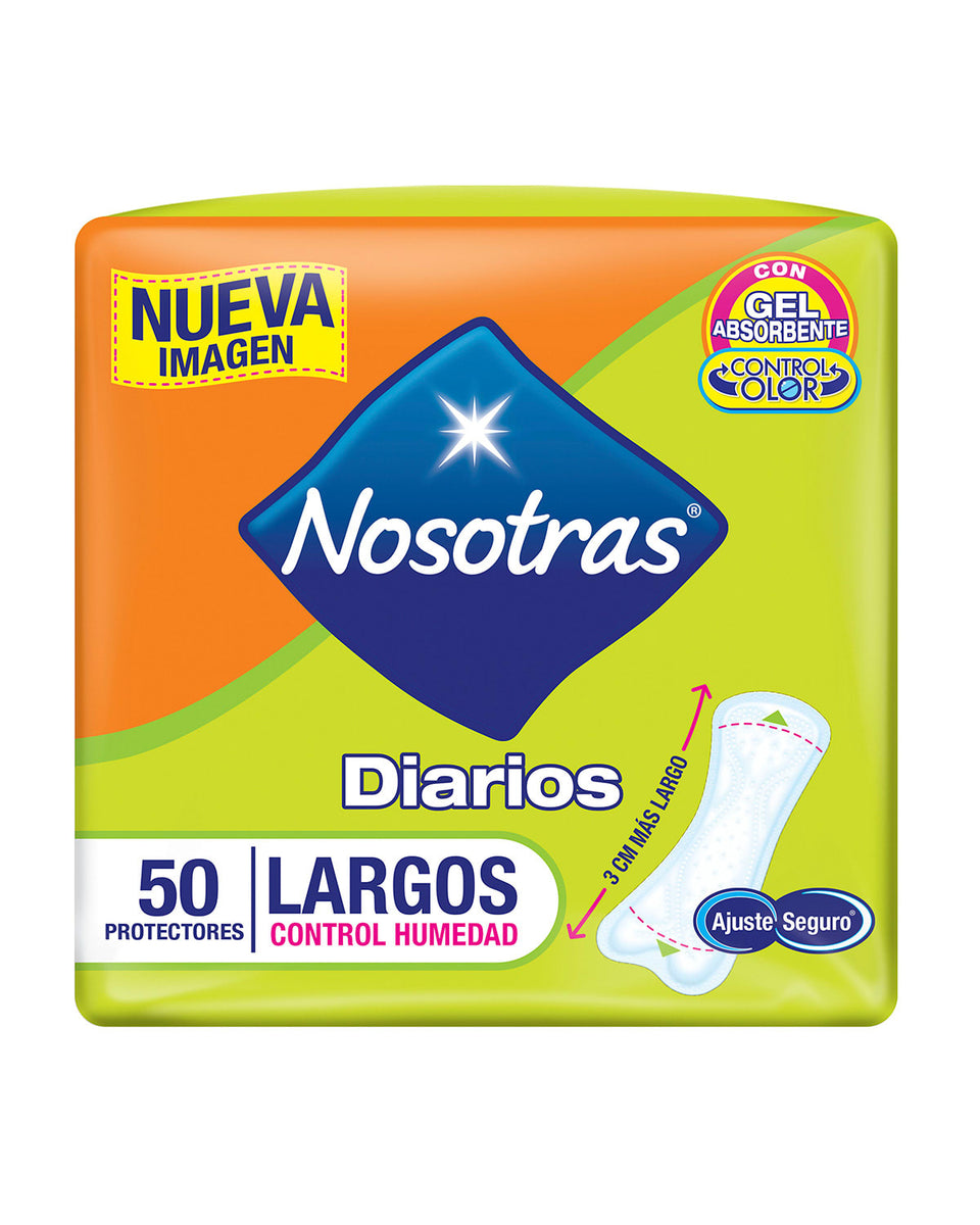 Protectores nosotras diarios largos