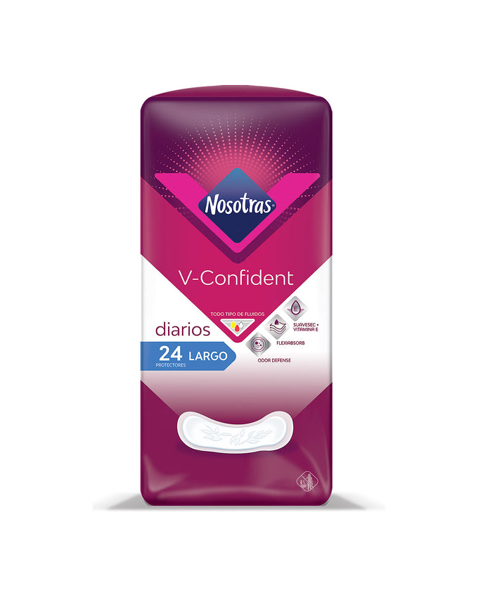 Protectores nosotras diarios v-confident largo#color_diario