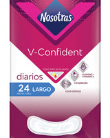 Protectores nosotras diarios v-confident largo#color_diario