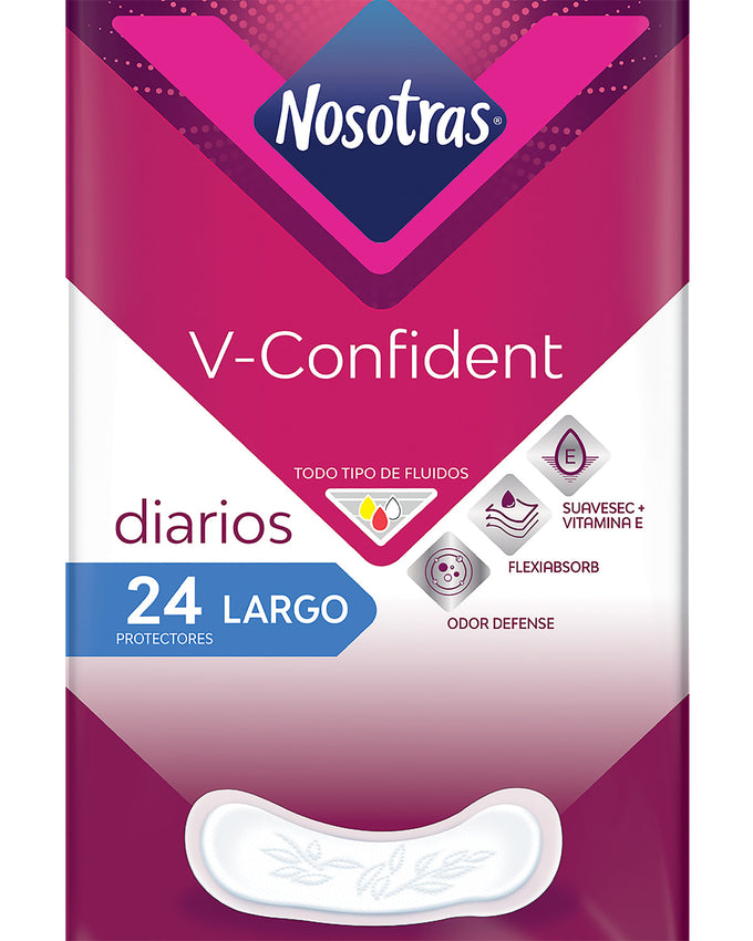 Protectores nosotras diarios v-confident largo#color_diario